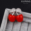 00028-xuping moda china atacado broche, broche novo design de forma de cereja mulheres broche